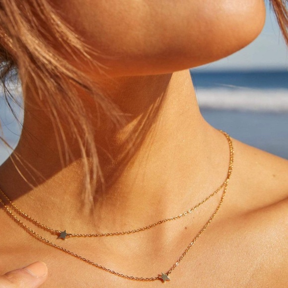 NWT 🤩 JENNIFER ZEUNER STAR NECKLACE - Picture 4 of 6